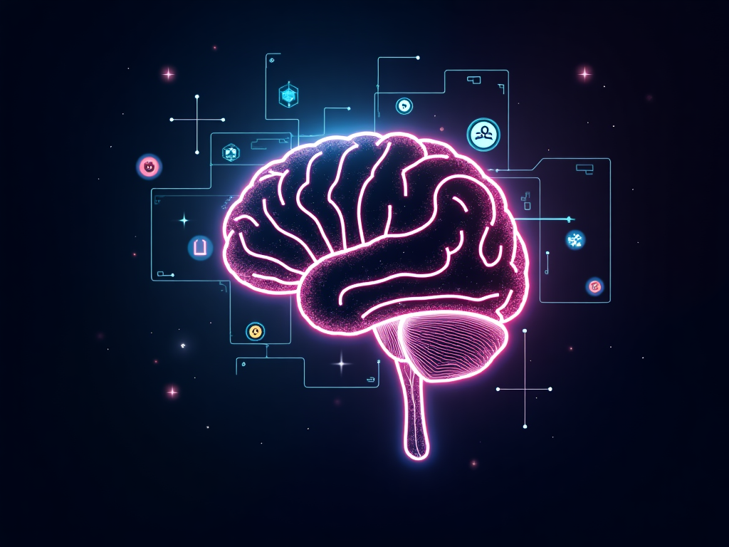 Abstract visualization of market psychology concepts